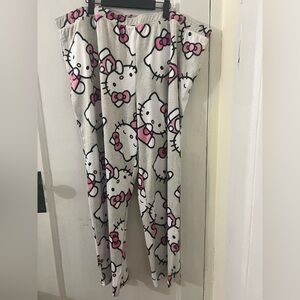 Hello Kitty Gray and Pink Pajama Pants